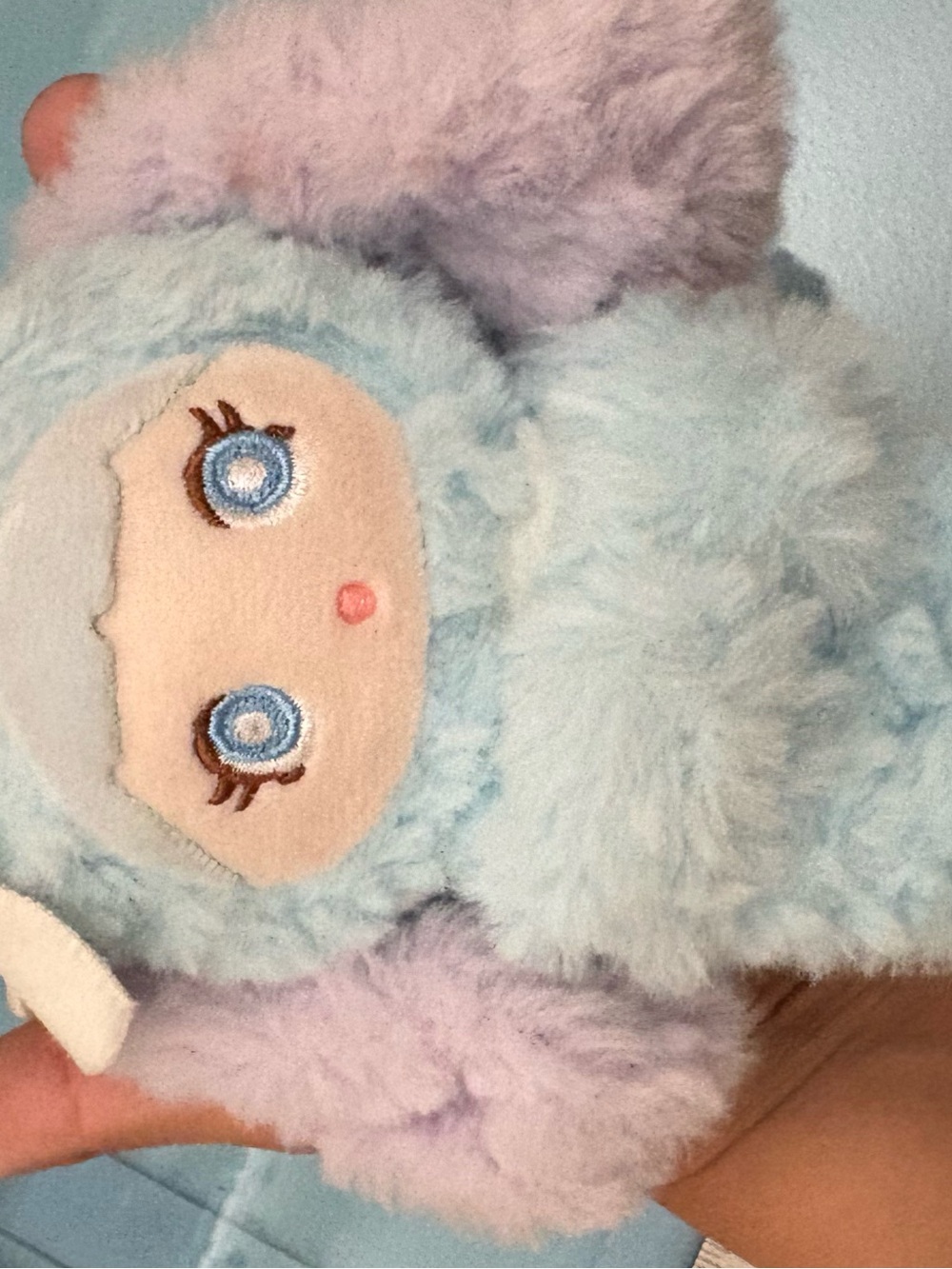 Source Unknown Plush Character Toy - Light Blue & Lavender